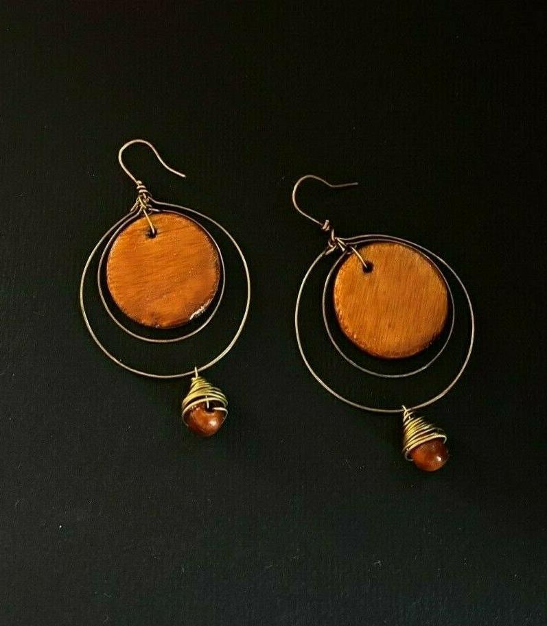 orecchini etnici pendenti 100 percent artigianali pezzi