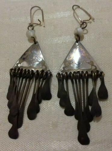 orecchini etnici pendenti 100 percent vintage diametro