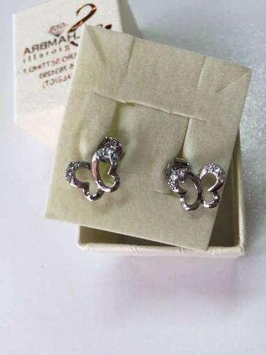 orecchini farfalla donna bambina argento 925
