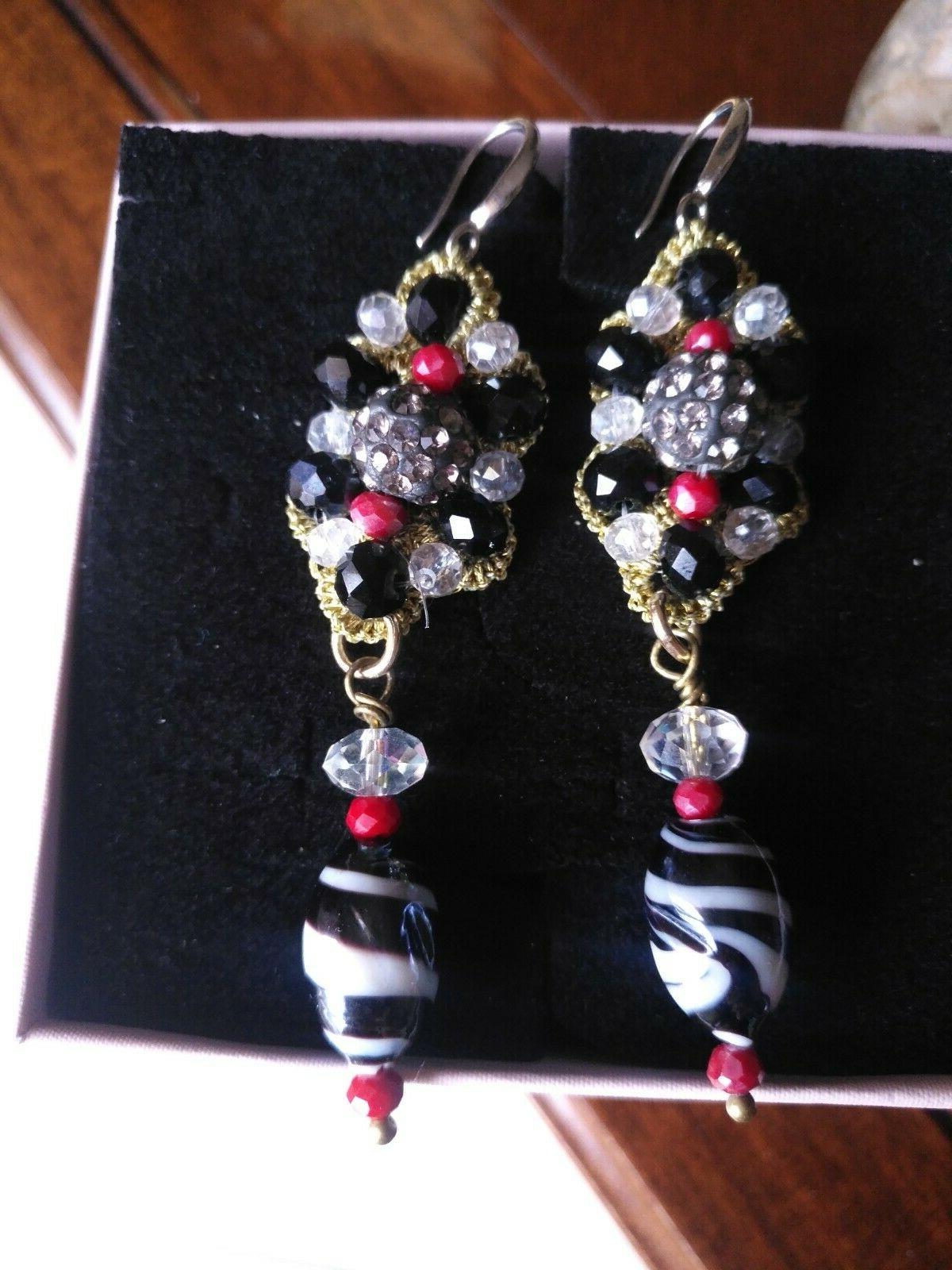 orecchini fatti a mano al chiacchierino e