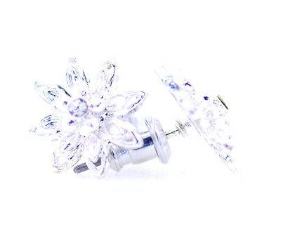 orecchini fiore di loto tono argento