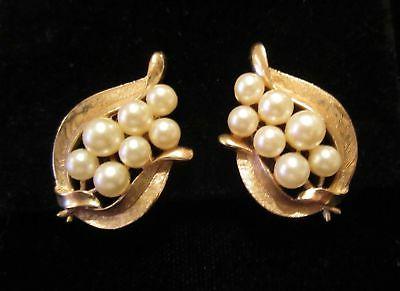 orecchini firmati trifari crown in tono oro