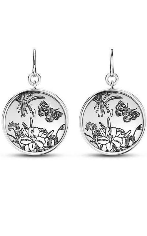 orecchini flora argento 925 nuovi confezione originale
