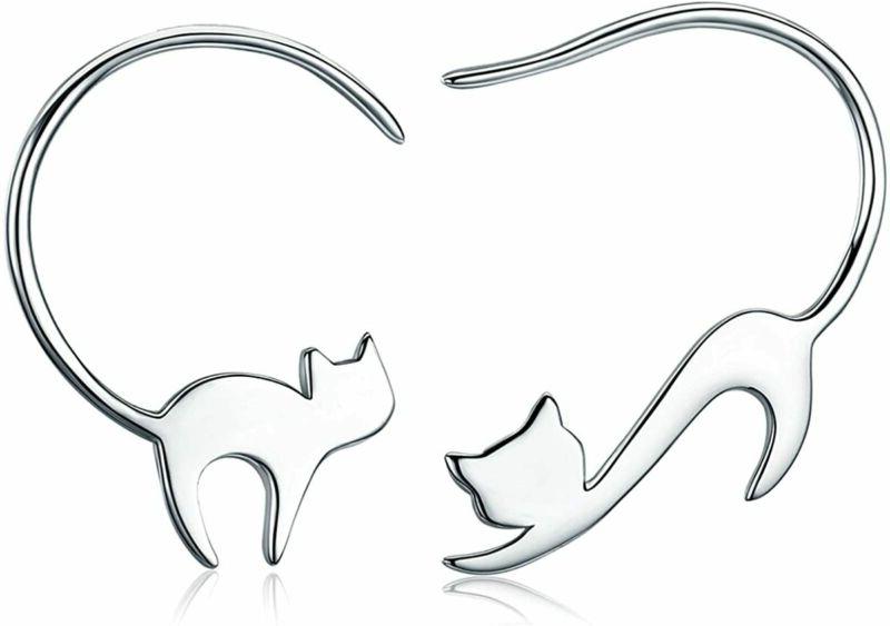 orecchini gatto argento 925 bambini gioielli in