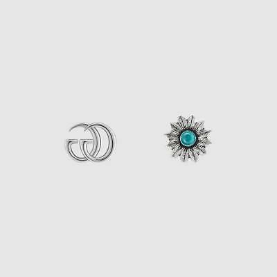 orecchini gg marmont flower ybd527344001 earrings donna
