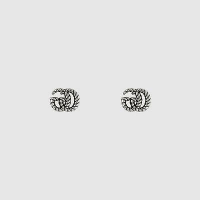 orecchini gg marmont ybd627755001 earrings donna argento