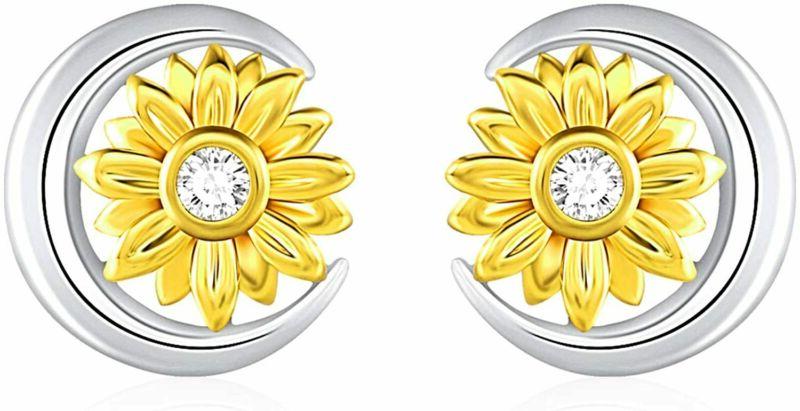 orecchini girasole in argento sterling s925 per