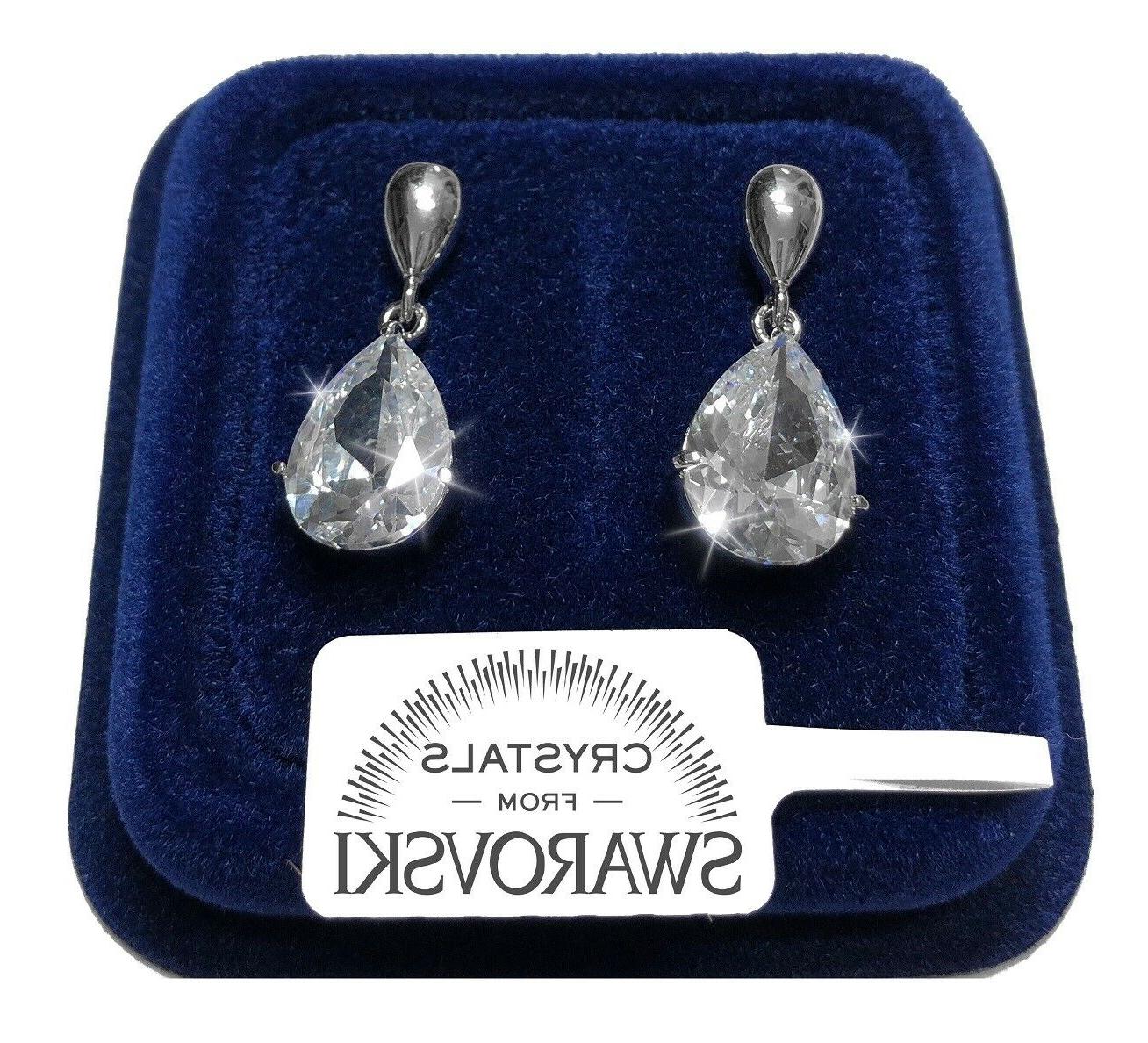 orecchini goccia donna pl oro bianco 18k