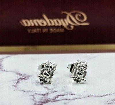 orecchini gufo gufetto donna argento eleganti piccoli