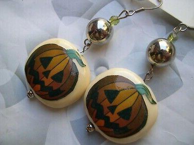 orecchini halloween zucche kawaii acciaio offerta