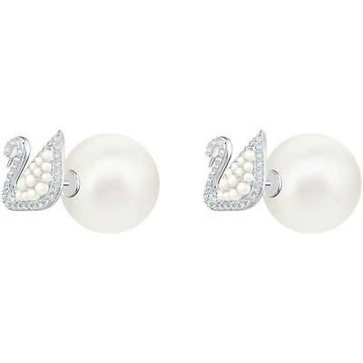 orecchini iconic swan da donna in metallo