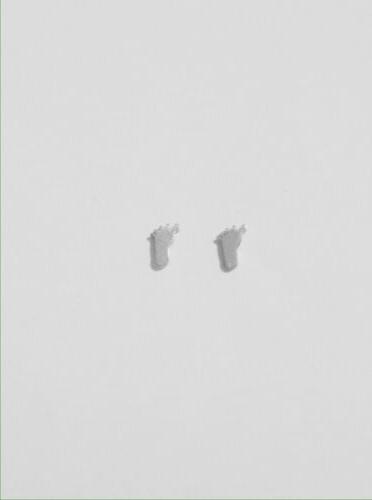 orecchini in acciaio chirurgico piedini