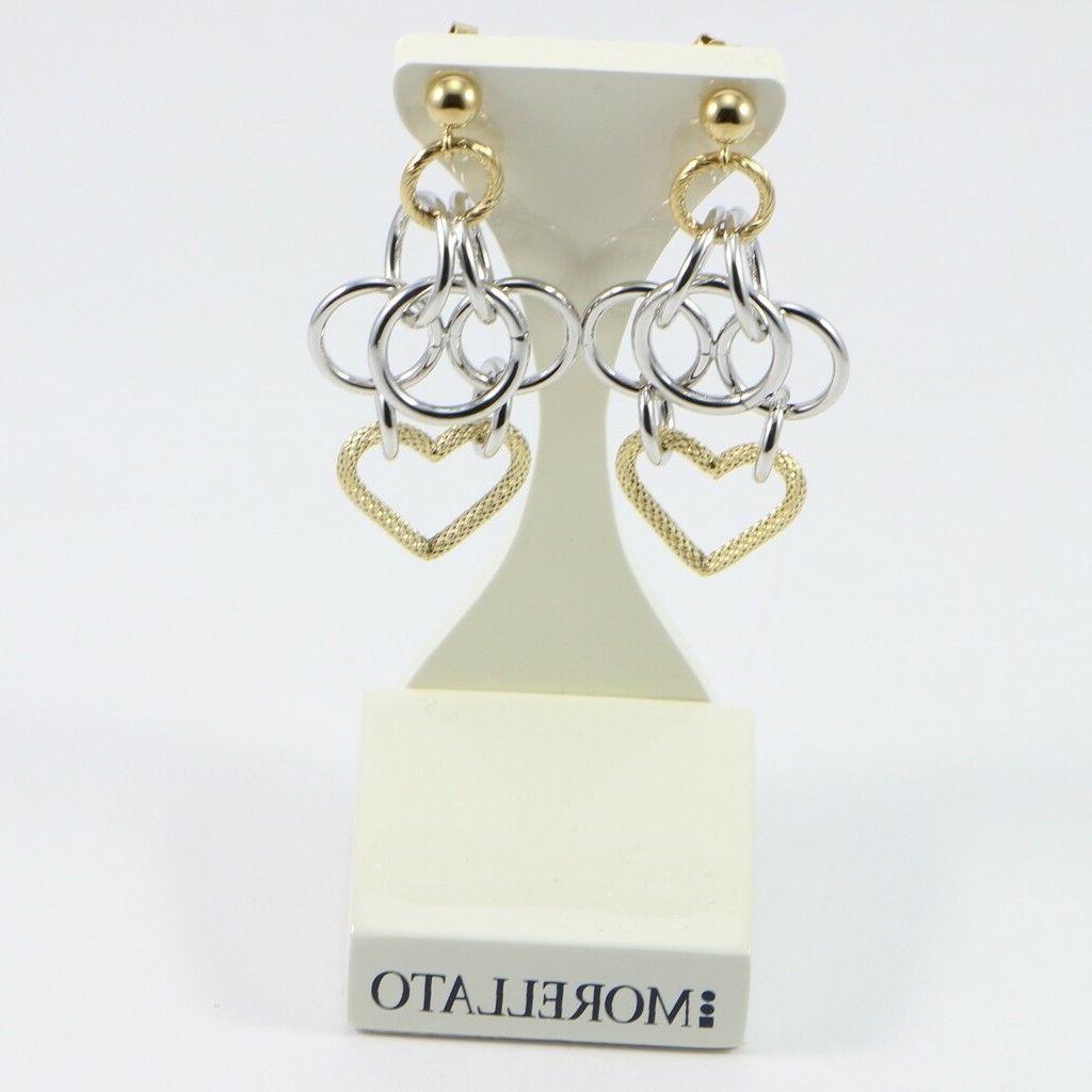 orecchini in acciaio con pendenti essenza