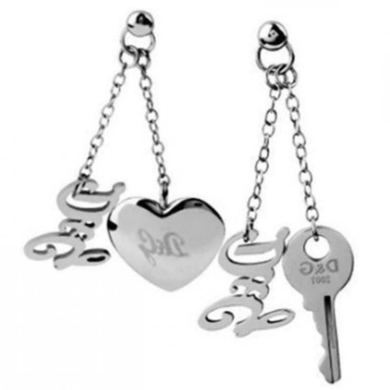 orecchini in acciaio da donna pendenti dolce