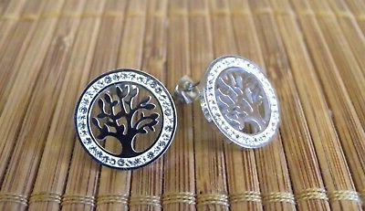 orecchini in acciaio inox albero della vita