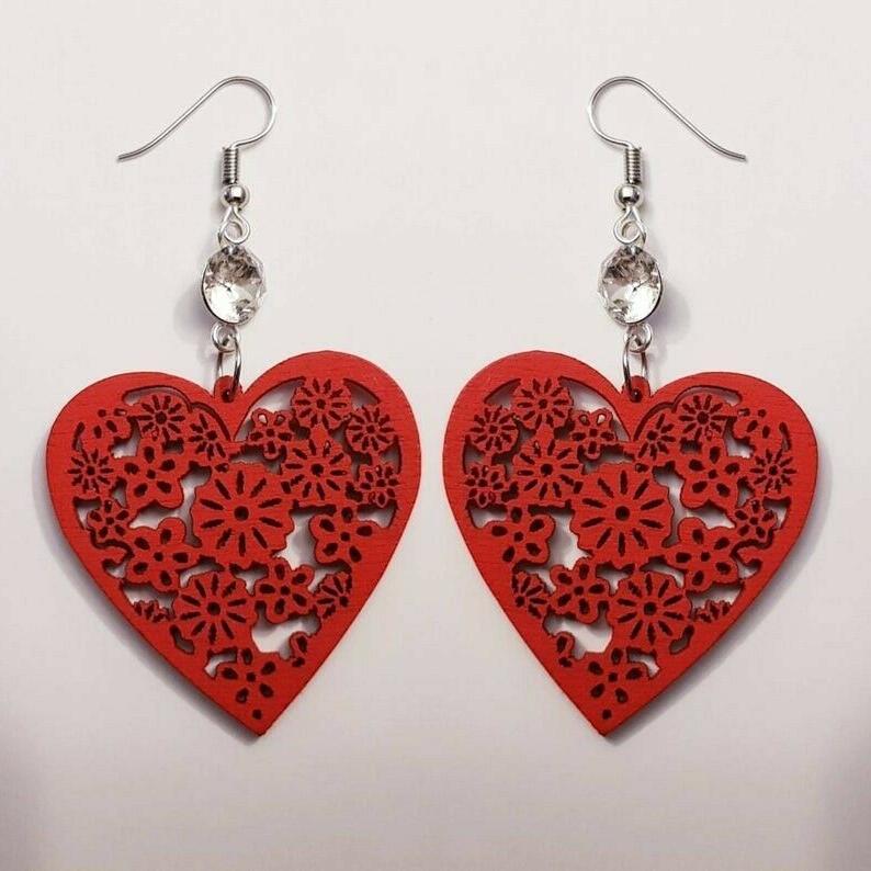 orecchini in argento 925 con prndente swarovski