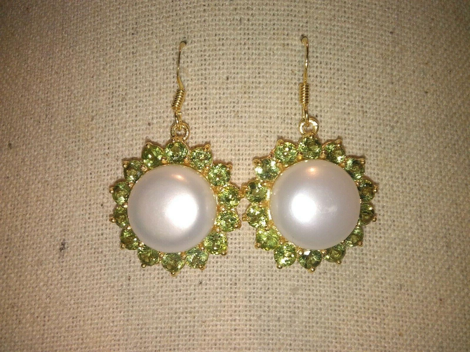 orecchini in argento 925 dorato con perle
