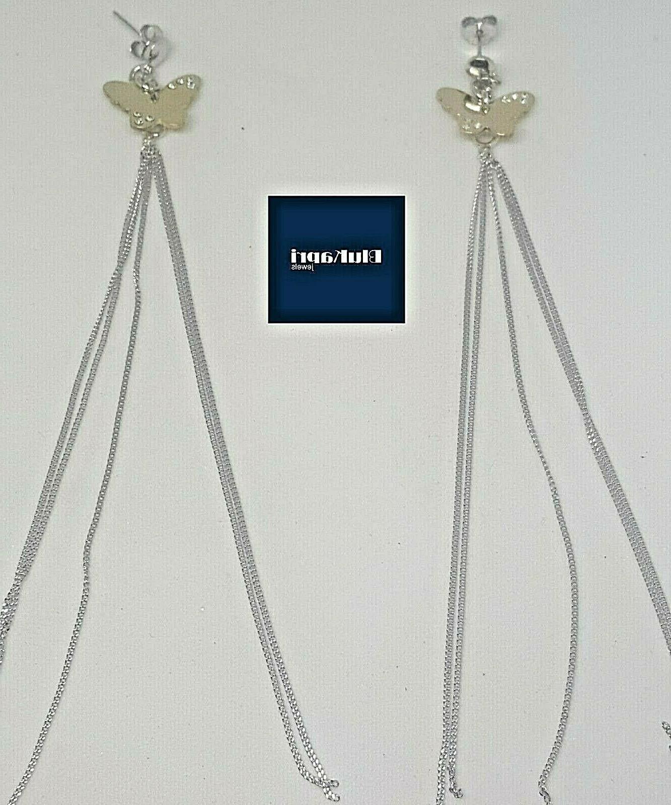 orecchini in argento 925 lunghi