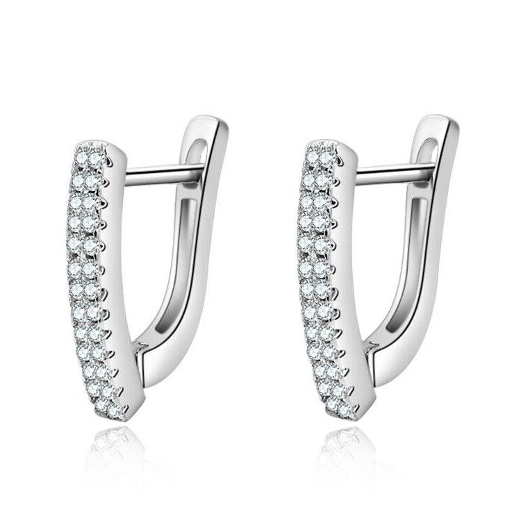 orecchini in argento 925 percent rodiato con