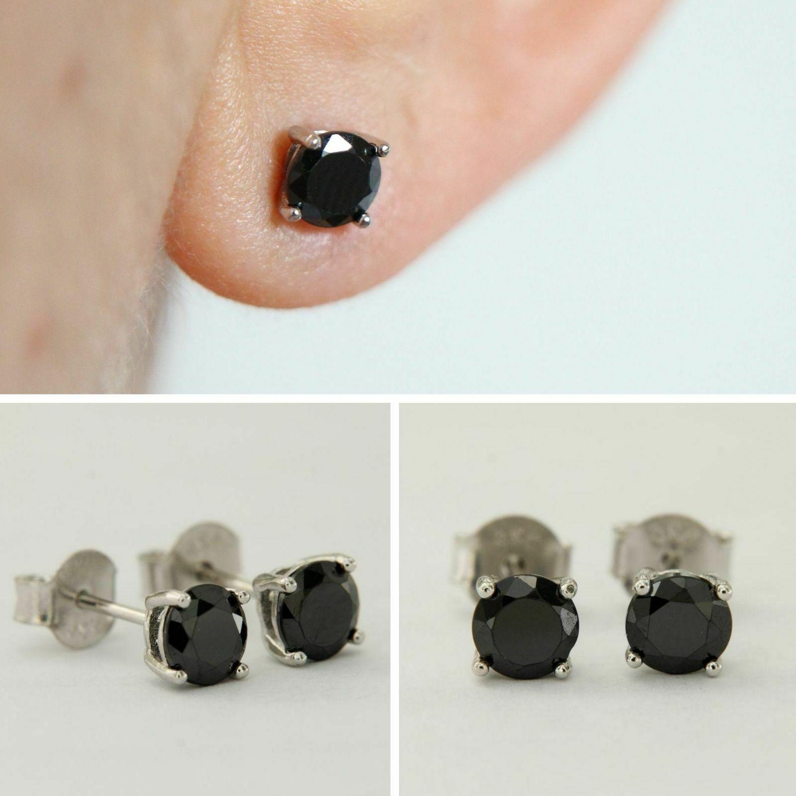 orecchini in argento 925 punto luce zirconi