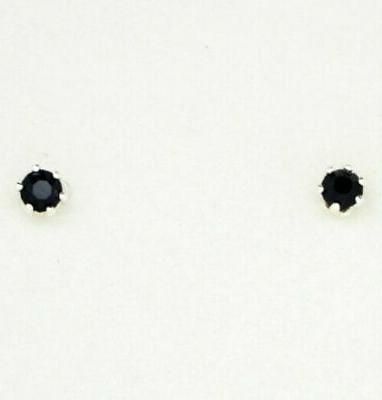 orecchini in argento e swarovski pendenti punto