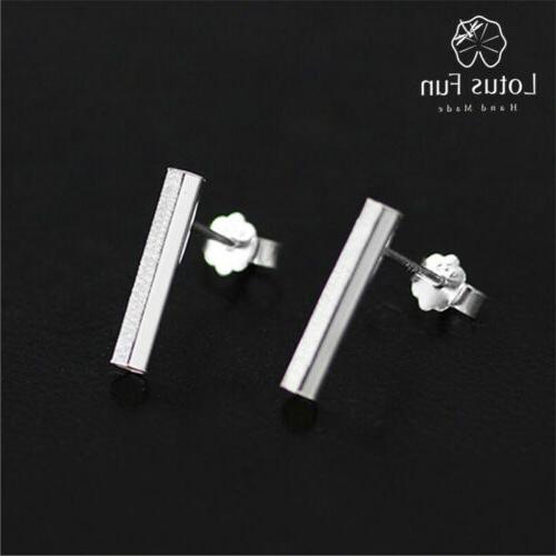 orecchini in argento sterling 925 con geometria