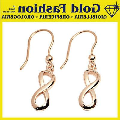orecchini in argento tit 925 rosato thy
