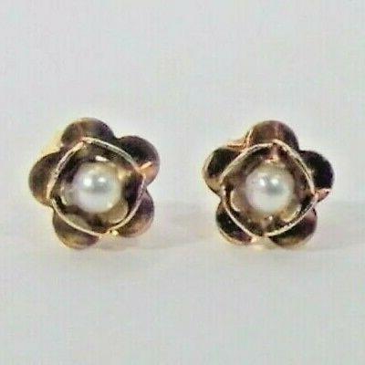 orecchini in oro 14 kt demirouge rosellina
