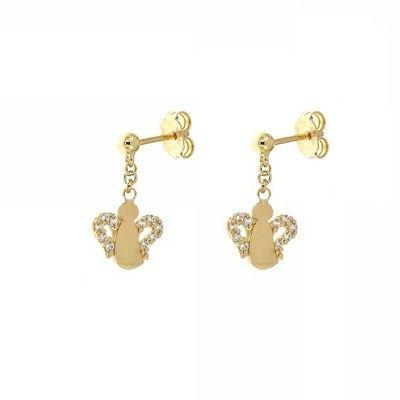 orecchini in oro 18k 750 1000 pendenti