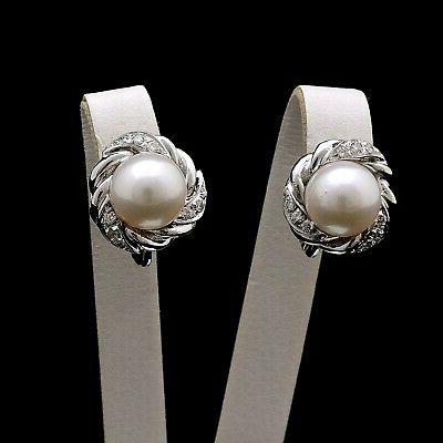 orecchini in oro bianco 18 kt diamanti