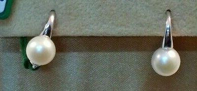 orecchini in oro bianco 18kt 750 con