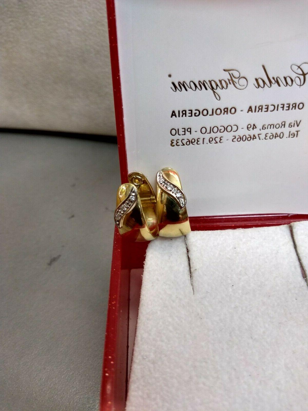 orecchini in oro giallo 750 18 kt