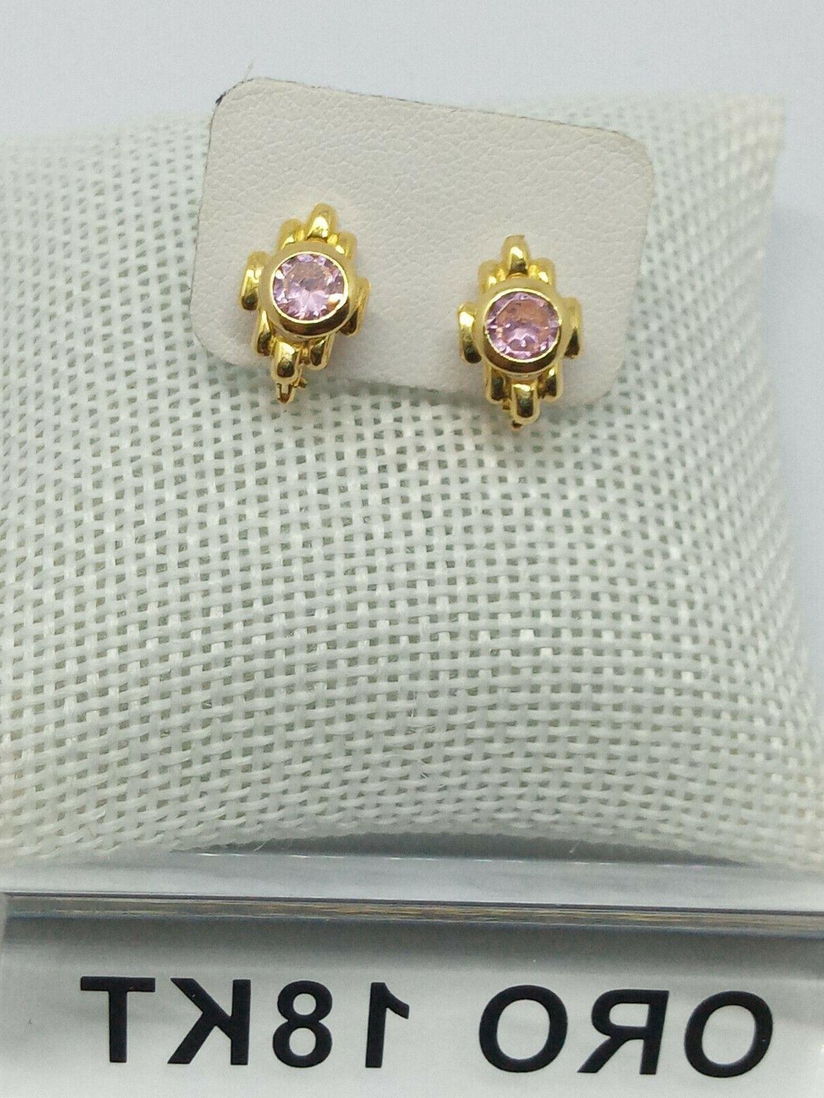 orecchini in oro giallo 750 a monachella