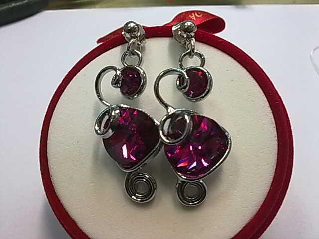 orecchini in ottone con strass swarovski originali