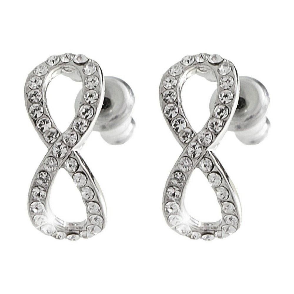 orecchini infinity crystal crystals