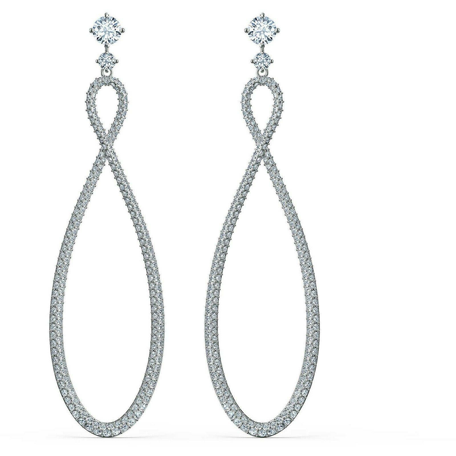 orecchini infinity infinito cristalli 5518878 earrings pende