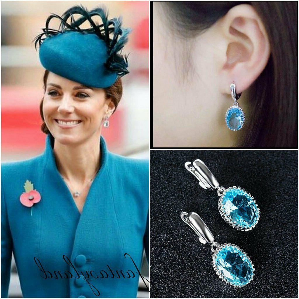 orecchini kate middleton principessa regalo pendenti cristal