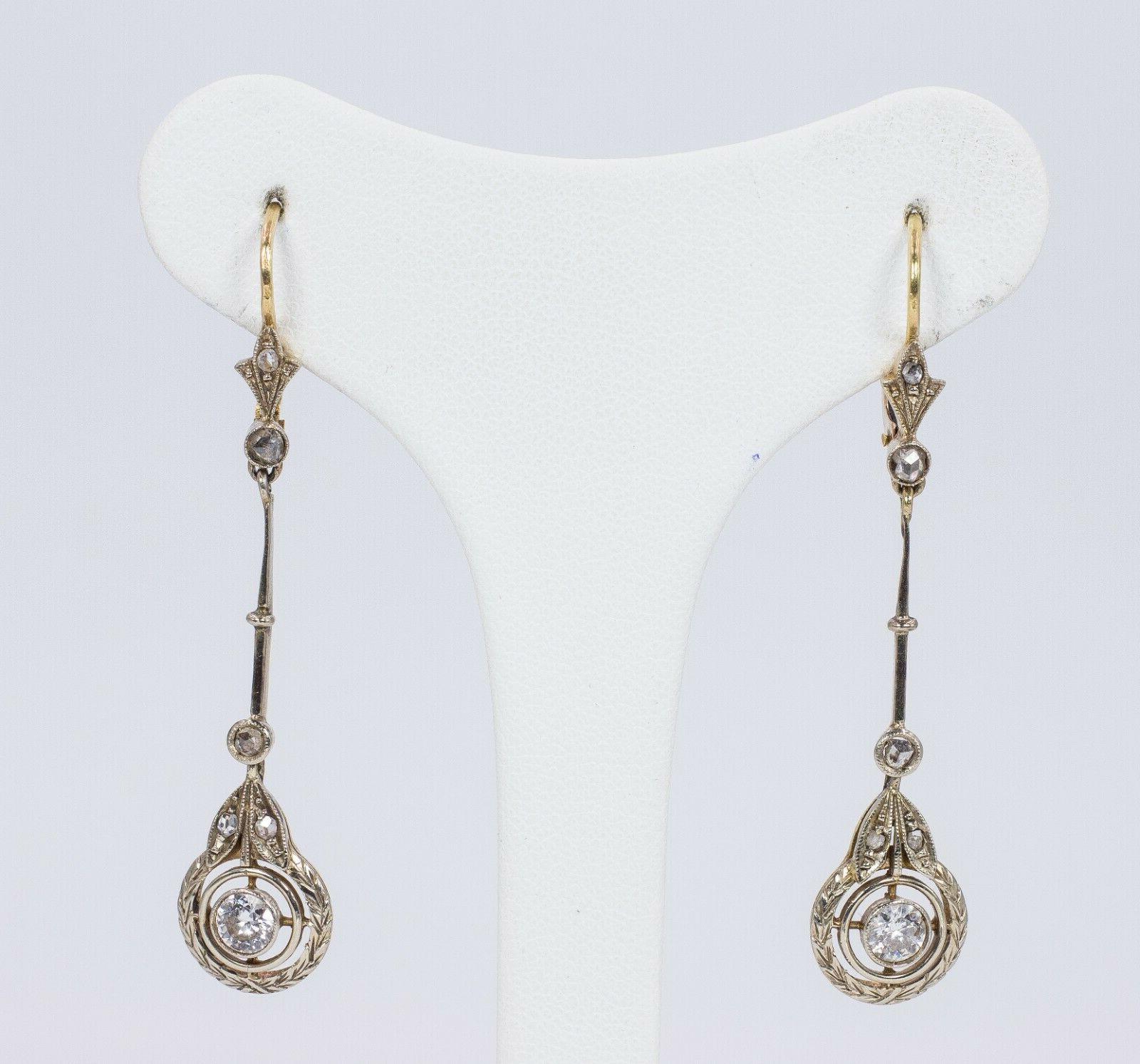 orecchini liberty in oro e argento con