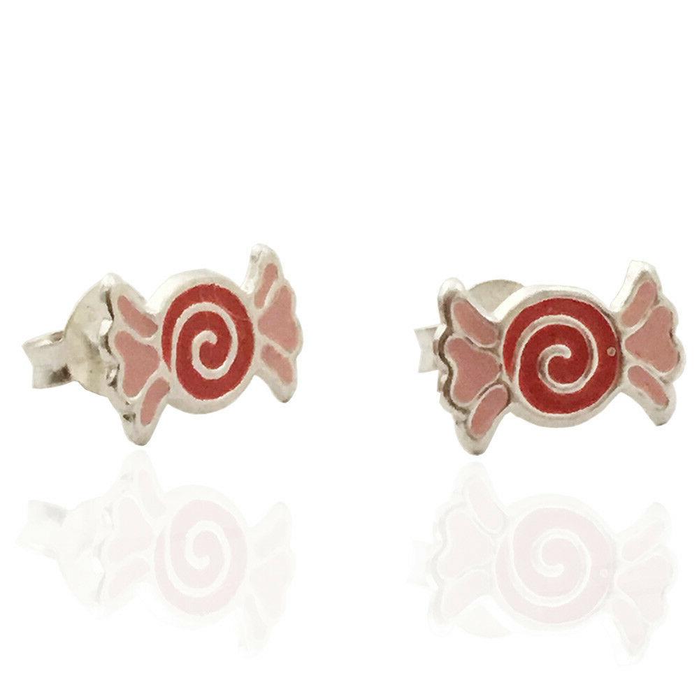 orecchini lobo per bambina caramella mm 6x10
