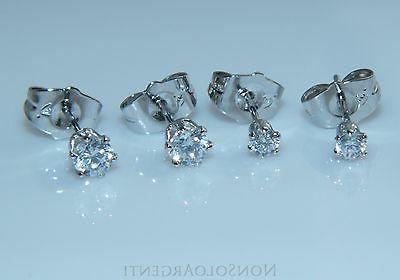 orecchini lobo uomo donna punto luce zircone