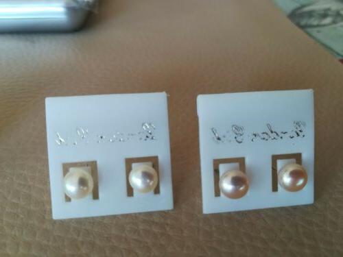 orecchini lotto2 argento 925 con perle naturali