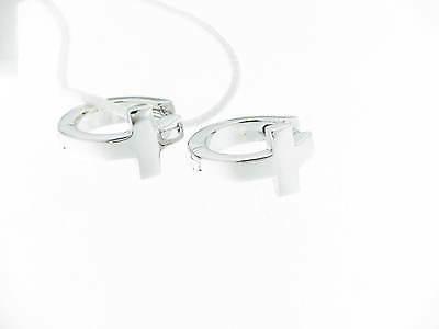 orecchini love confusion a cerchio in argento