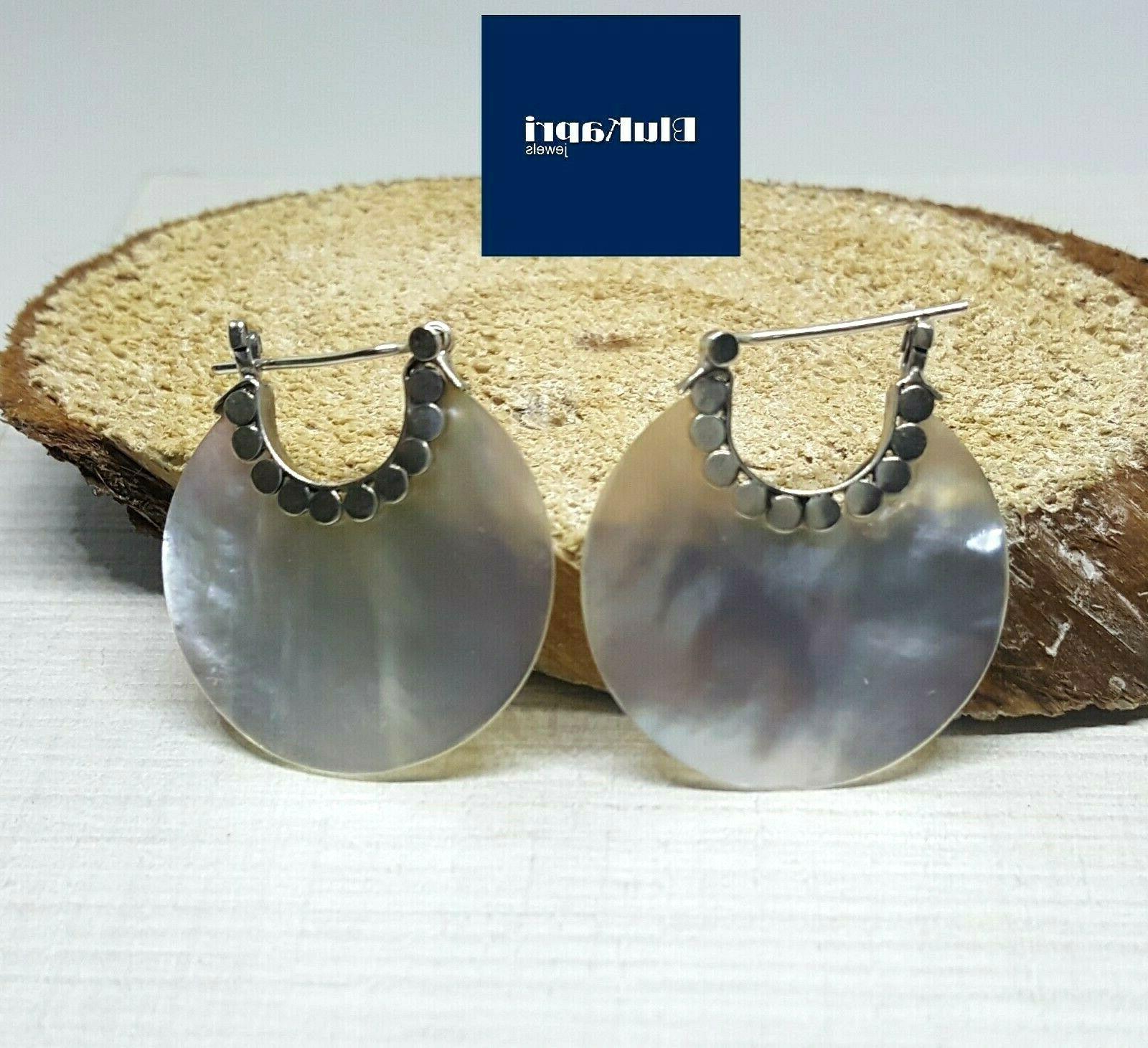 orecchini madreperla e argento 925