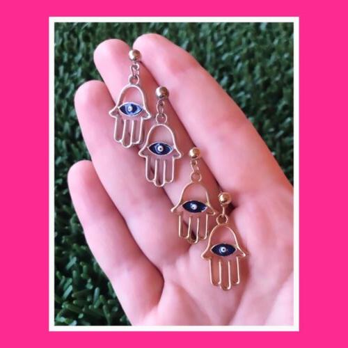 orecchini mano di fatima piccoli in color