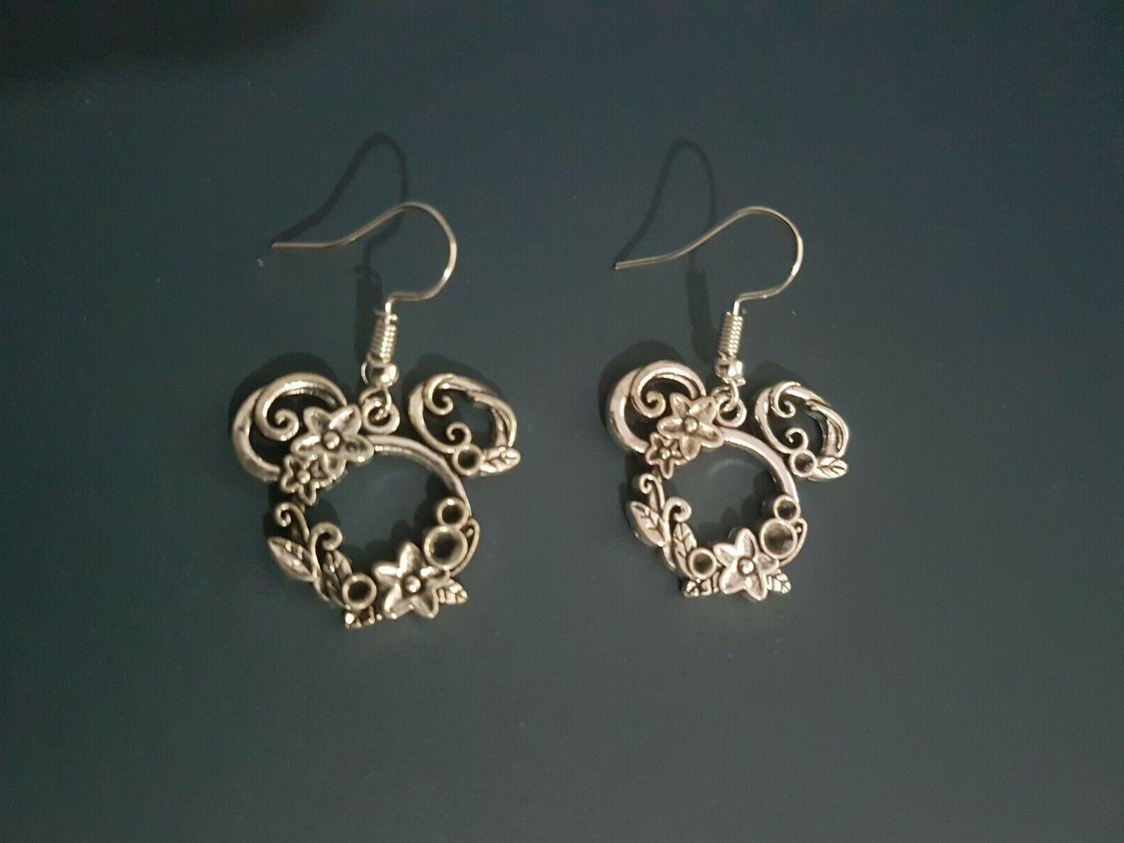 orecchini minnie ciondolo 22x25 mm topolino topolina