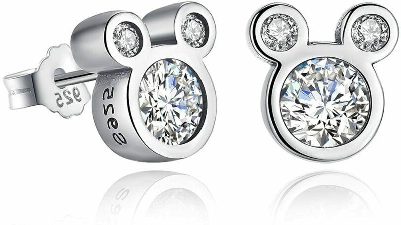 orecchini mouse bambina donna orecchini argento 925