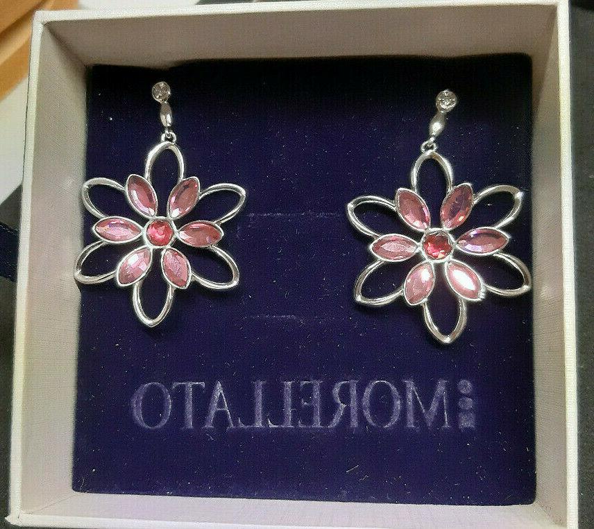 orecchini nuovi mai usati nella loro scatola