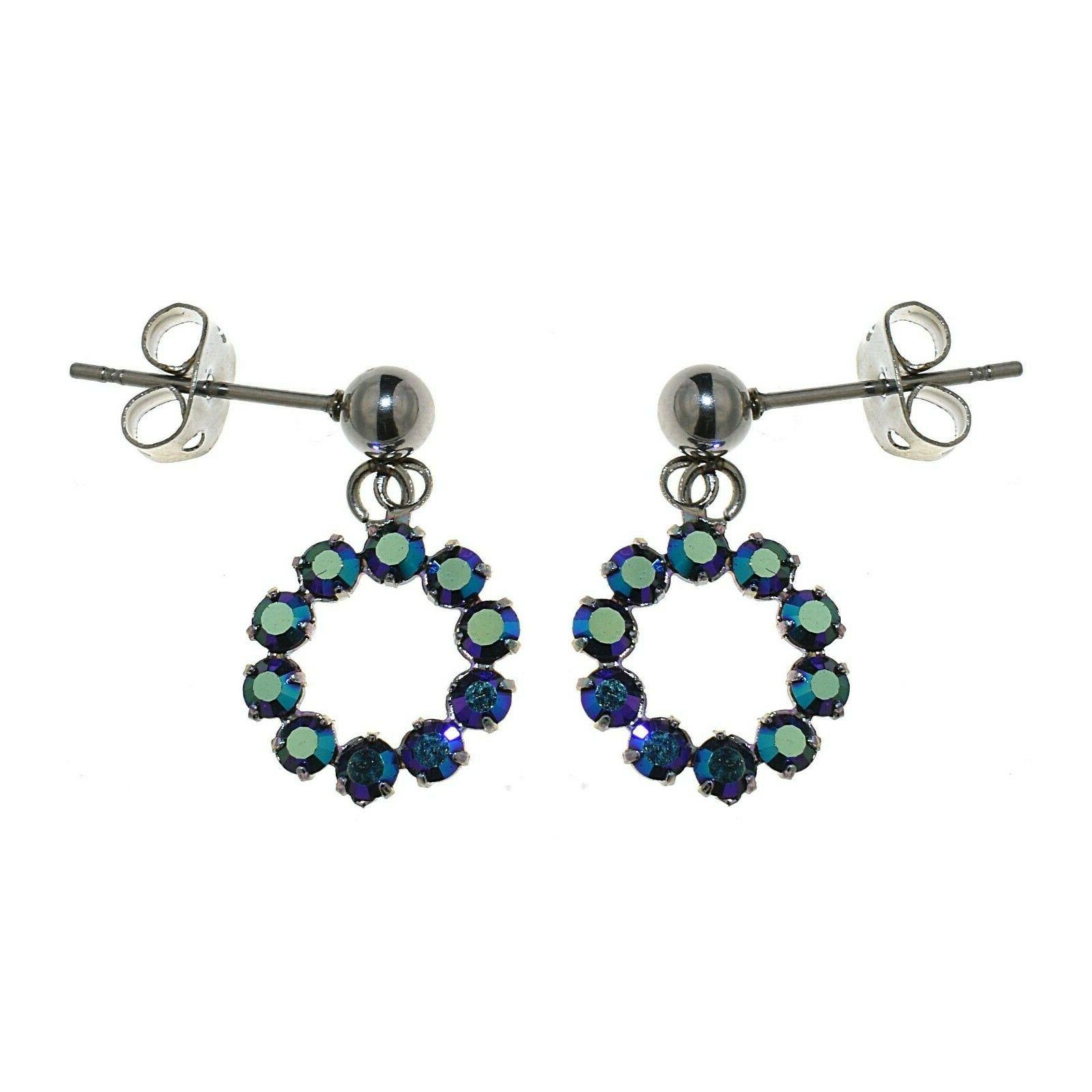 orecchini orecchino donna bambina in cristallo rebollo