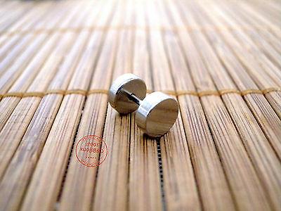 orecchini orecchino piercing acciaio inox disco top