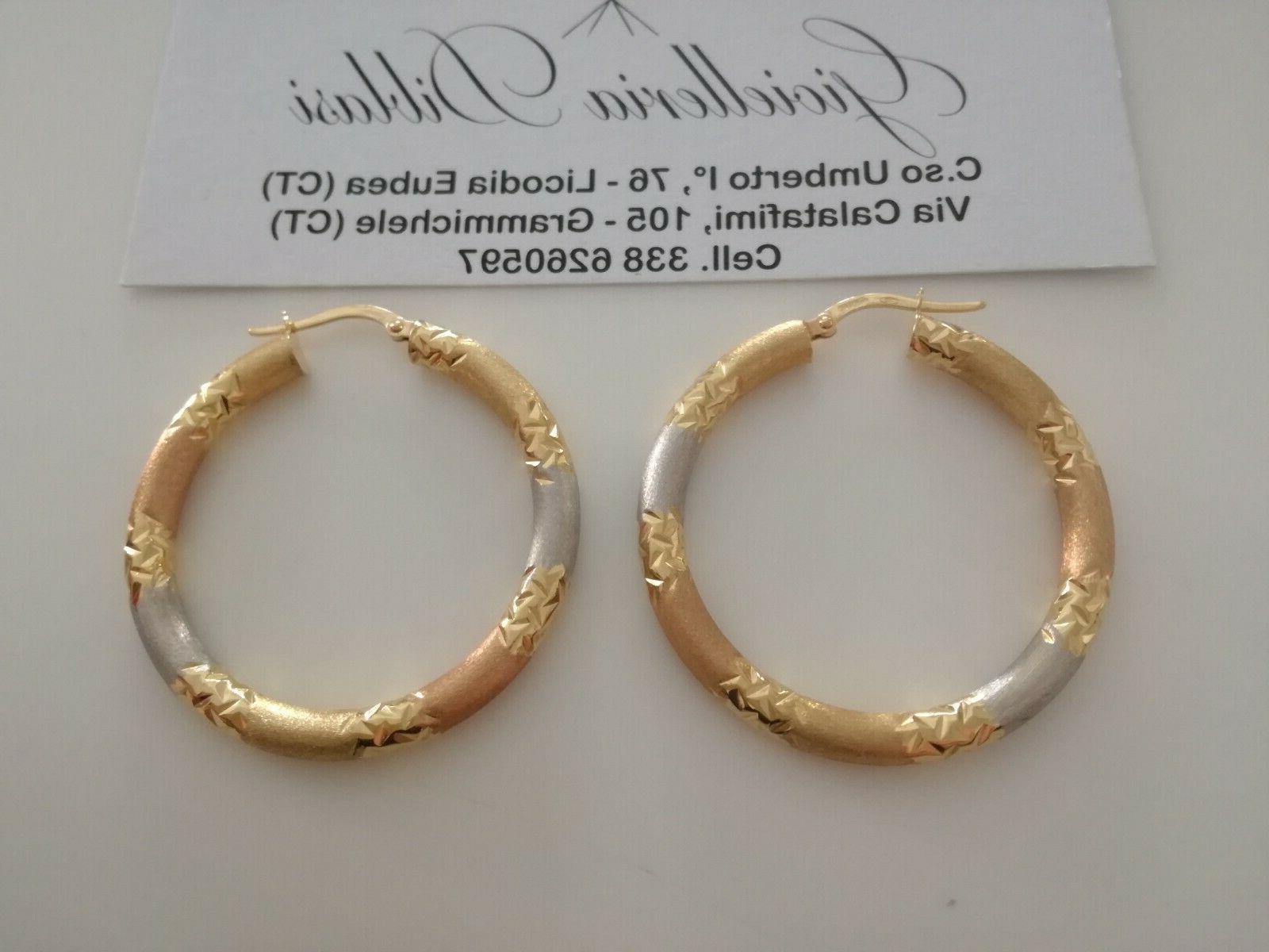 orecchini oro 18 karati 750 percent giallo